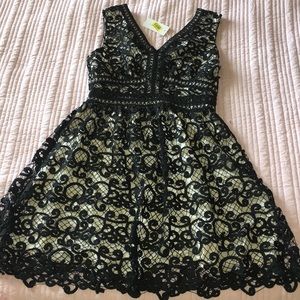 Beautifully detailed Black Dress